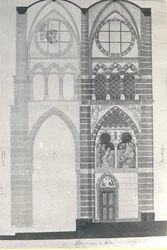 Entwurf für das Innere der Sint-Martinuskerk in Sneek